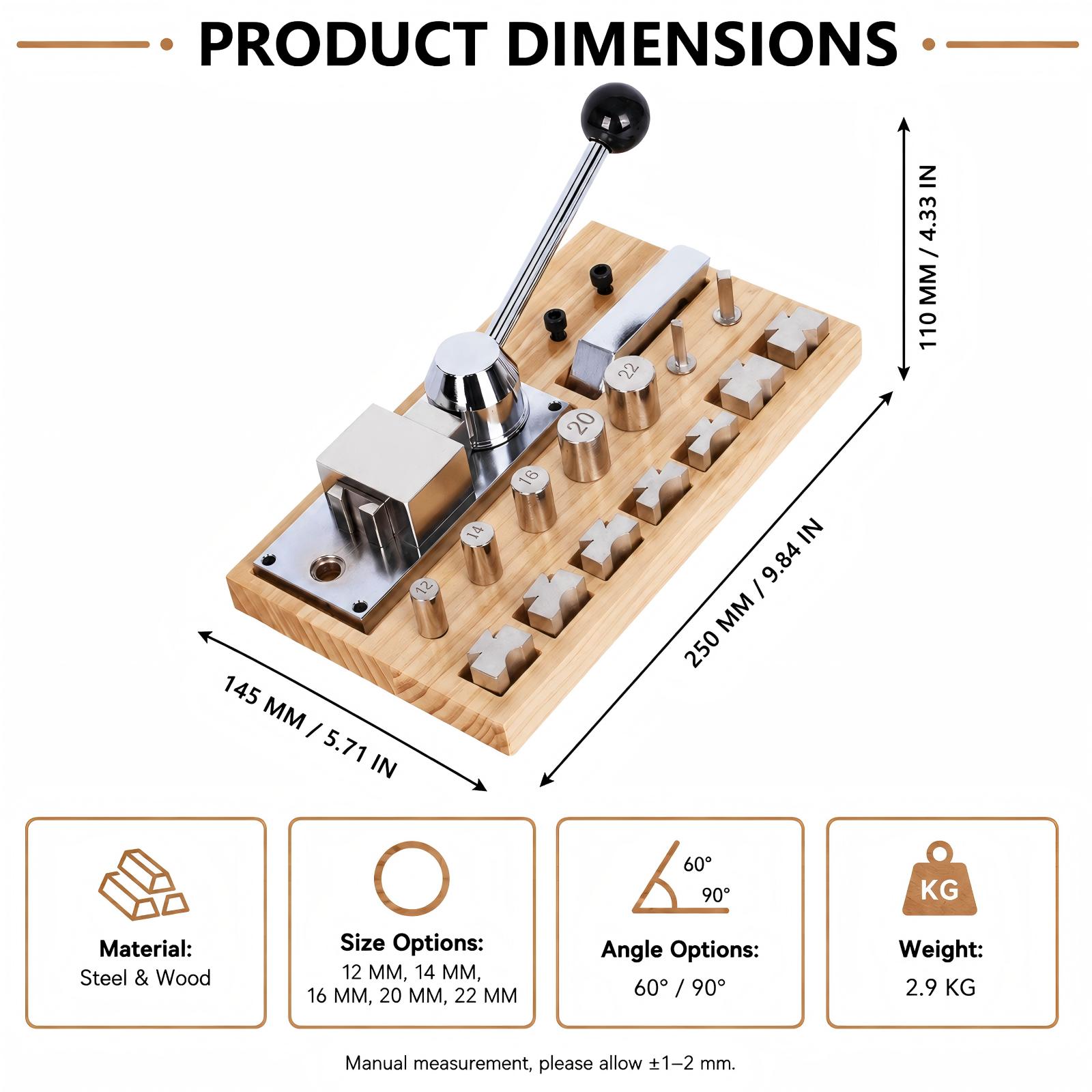 AHT Ring Bending Tool Set Prof - Jewelry Making Kit Professional บทวิจารณ์และราคา
