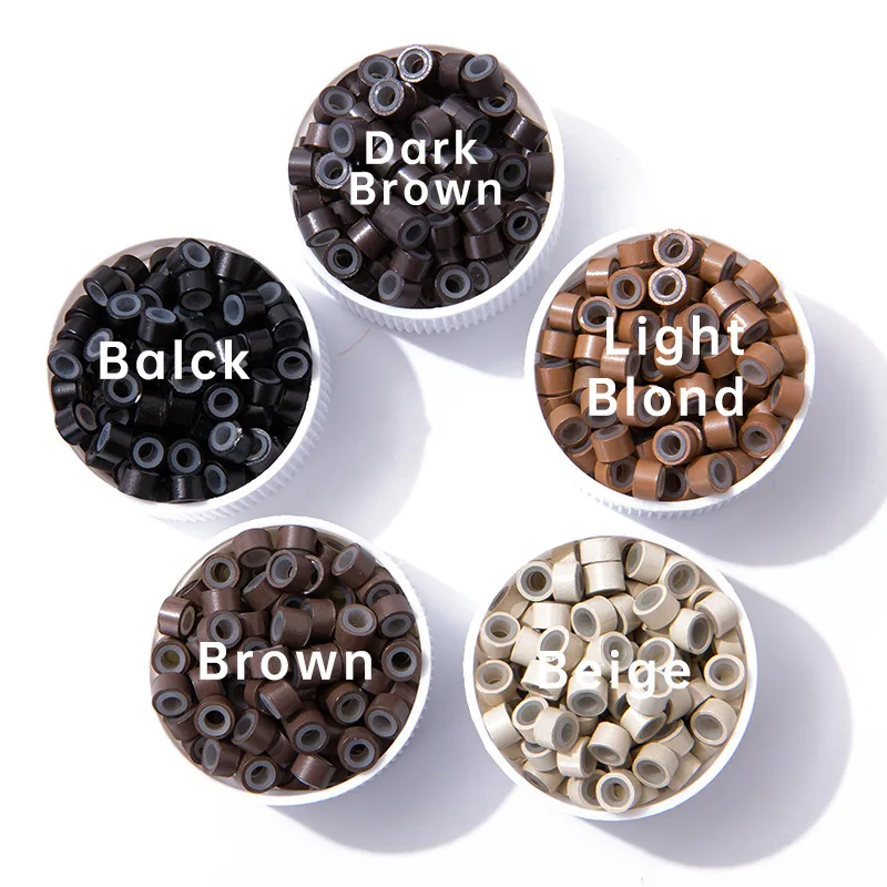 250 Pcs  Micro Silicone Lined  - Crimp Bead Tube บทวิจารณ์และราคา