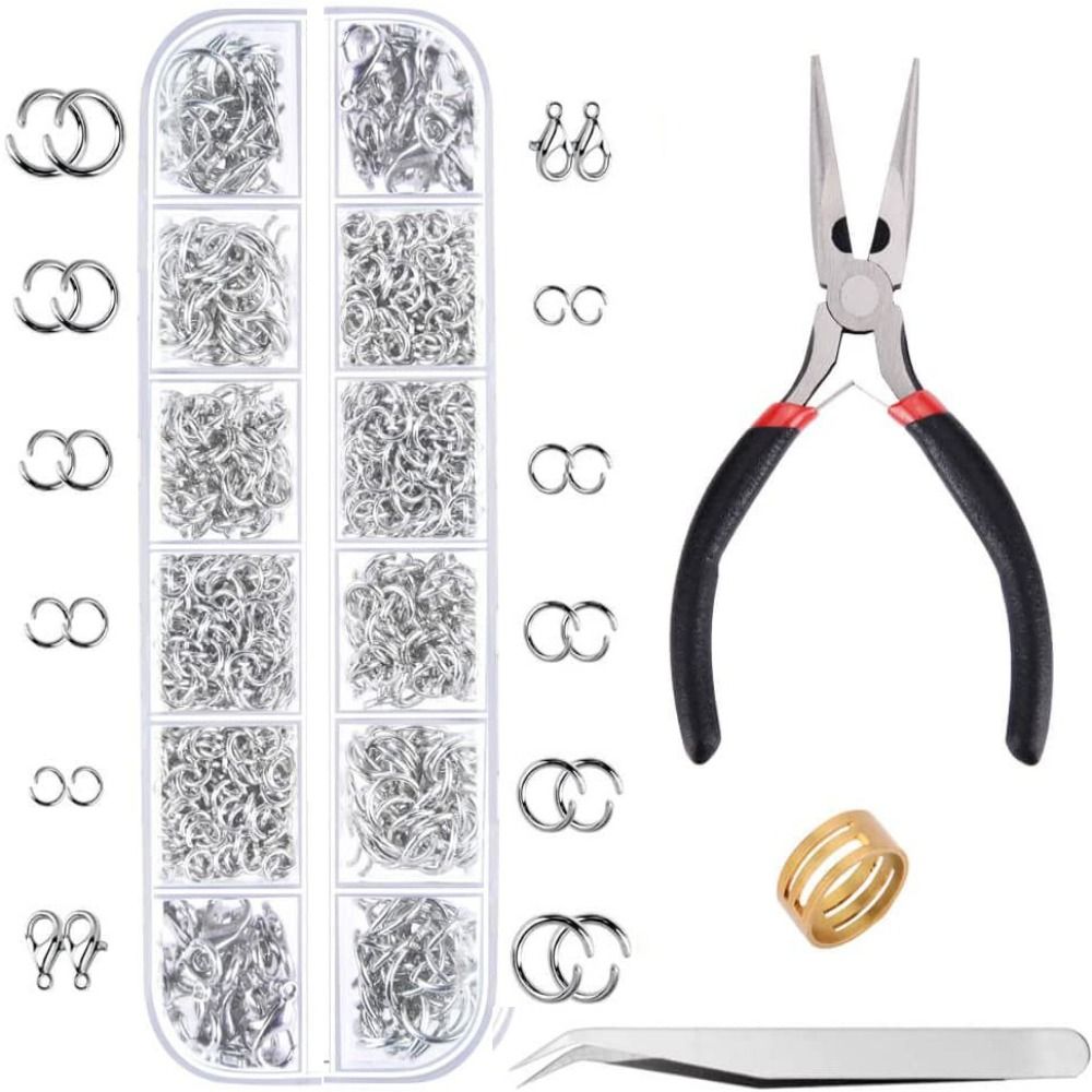 1200pcs 4-10mm Gold Silver Ope - Jewelry Making Pliers Set บทวิจารณ์และราคา