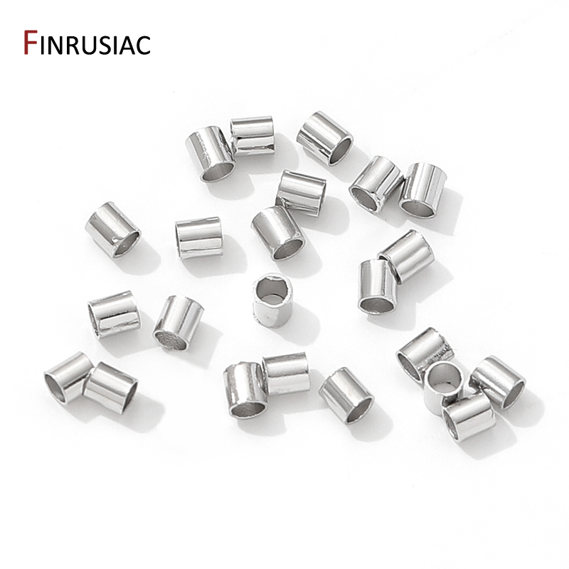18K Gold Plated Brass Tube Cri - Crimp Bead Tube บทวิจารณ์และราคา