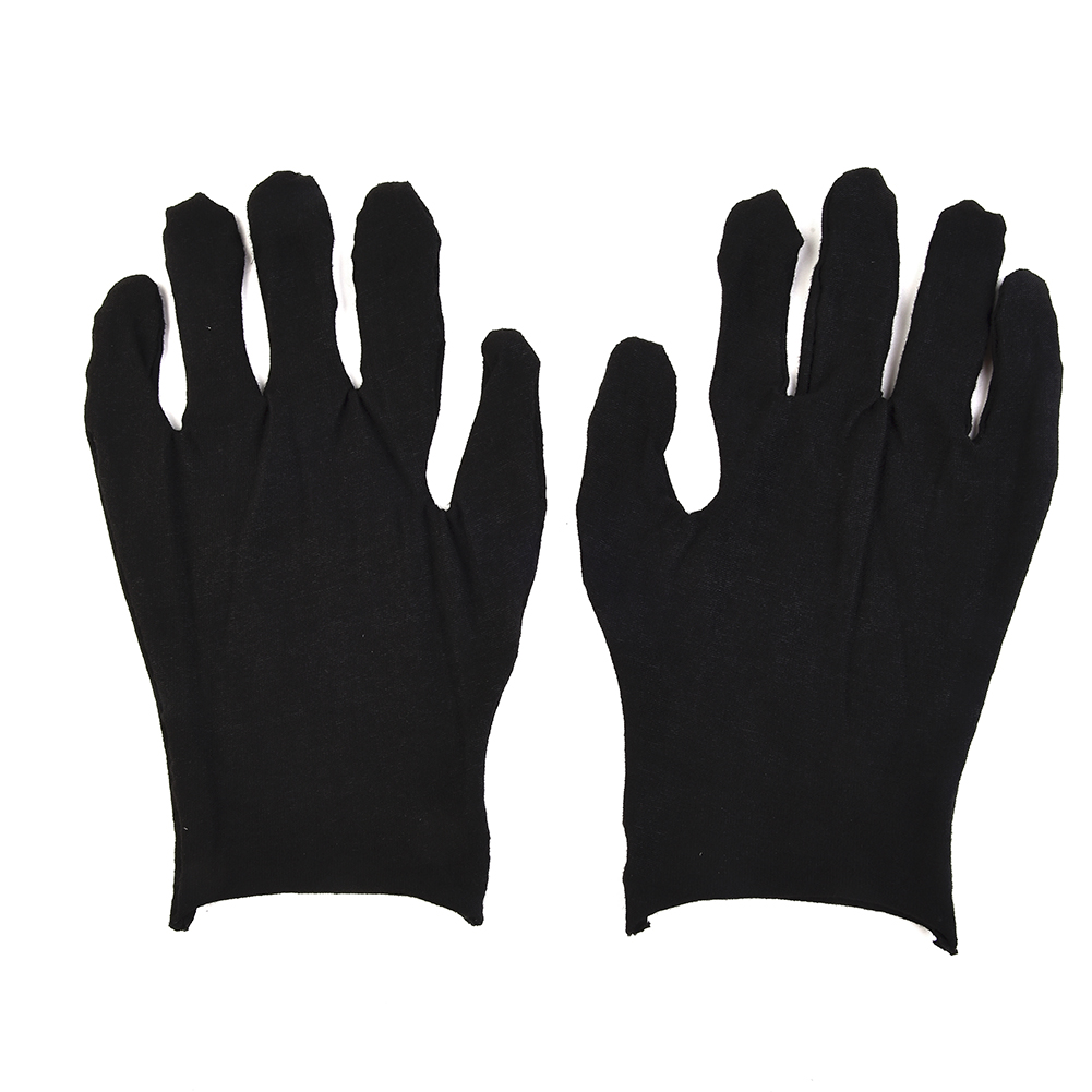 12 Pairs Black Cotton Gloves S - Jewelry Making Gloves บทวิจารณ์และราคา
