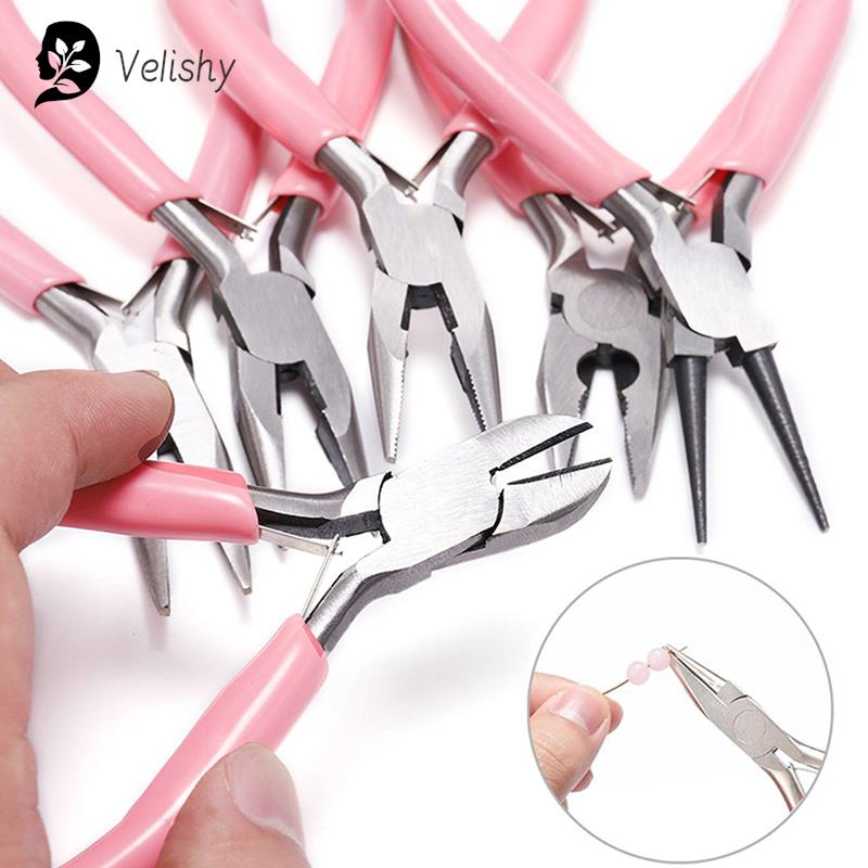 1PC Mini Pliers Diagonal Round - Jewelry Making Round Nose Pliers บทวิจารณ์และราคา