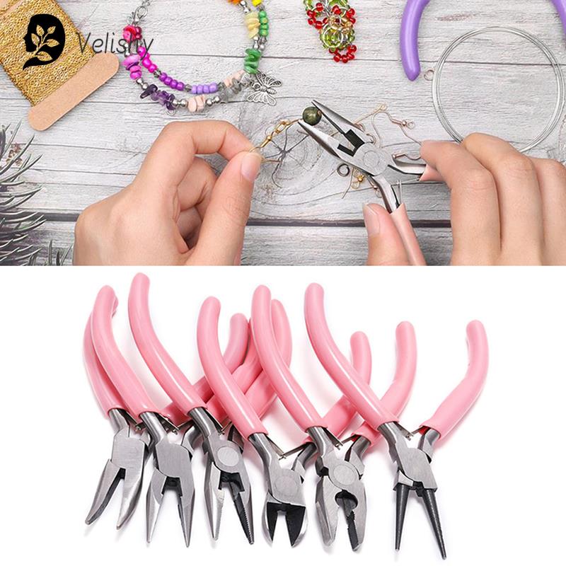 1PC Mini Pliers Diagonal Round - Jewelry Making Round Nose Pliers บทวิจารณ์และราคา