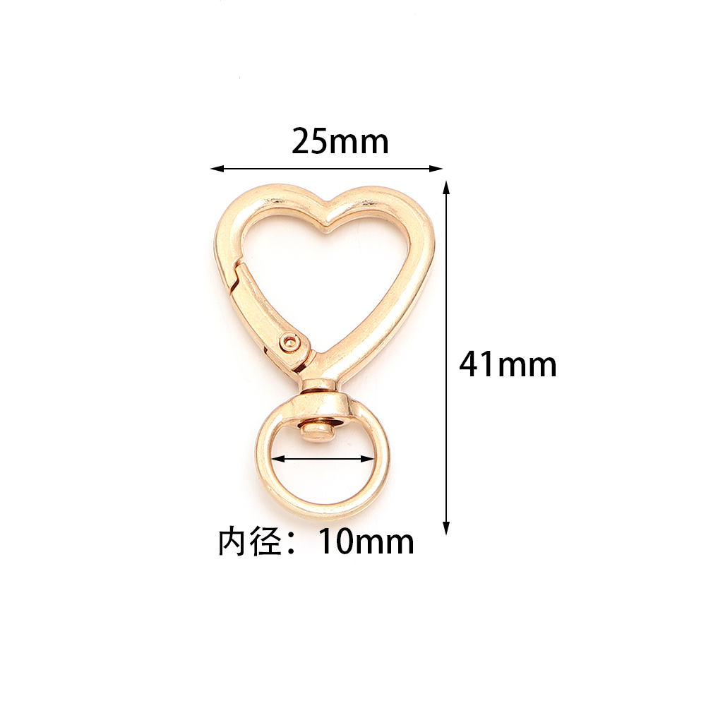 5-10pcs Alloy Heart Lobster Cl - Jewelry Making Rings บทวิจารณ์และราคา