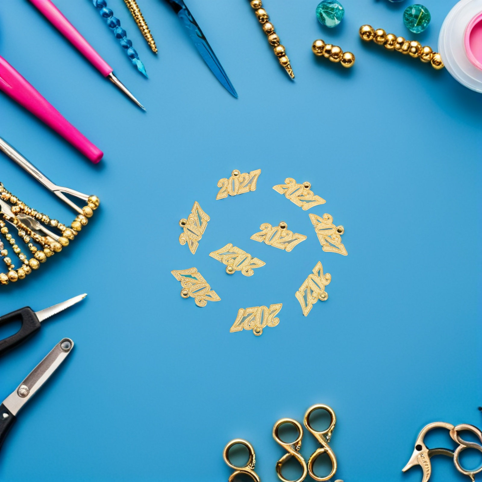 50Pcs 2027 Graduation Cap Char - Jewelry Making Classes บทวิจารณ์และราคา