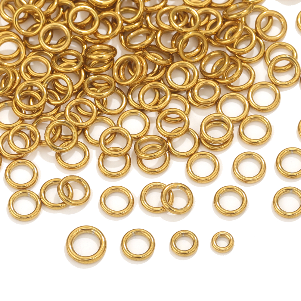 50pcs Stainless Steel O Ring G - Jewelry Making Yarn บทวิจารณ์และราคา