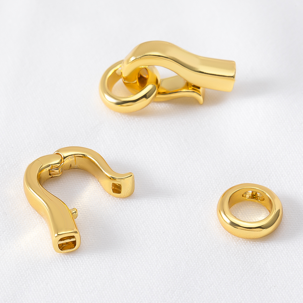 2pcs 4pcs 18K Gold Plated Bras - Jewelry Making Gold บทวิจารณ์และราคา