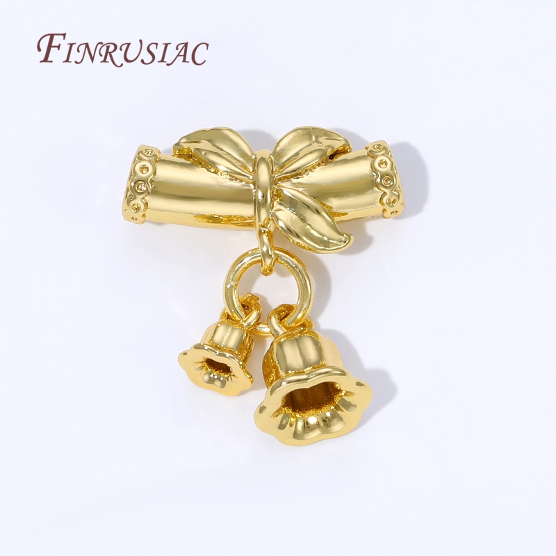 2/4/8Pcs 18K Gold Plated Bail  - Crimp Bead Tube บทวิจารณ์และราคา