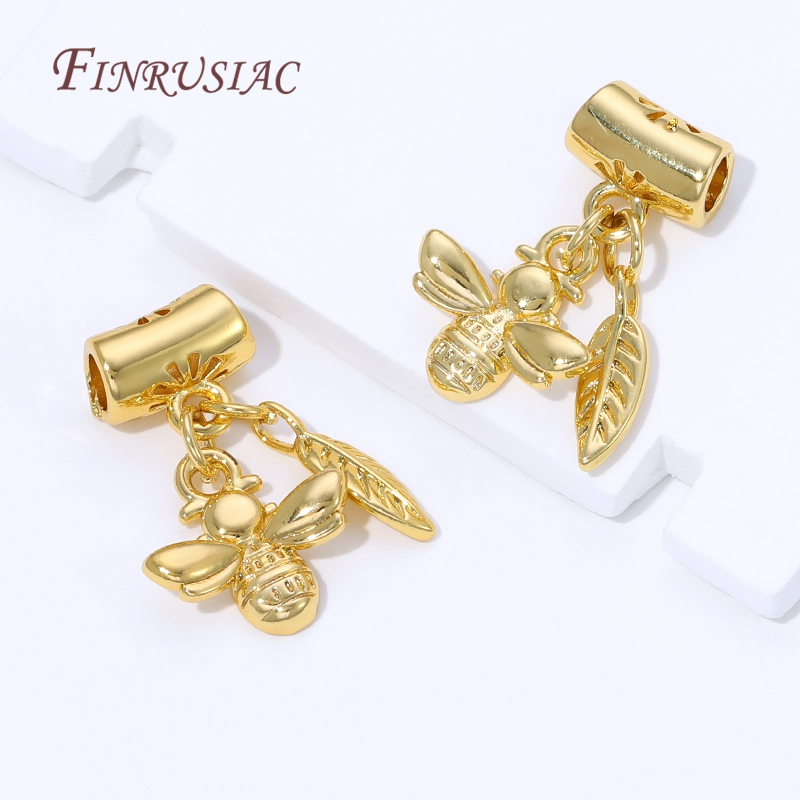 2/4/8Pcs 18K Gold Plated Bail  - Crimp Bead Tube บทวิจารณ์และราคา