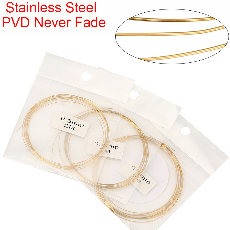 2meters Stainless Steel 0.3 0. - Jewelry Making Yarn บทวิจารณ์และราคา