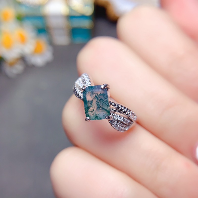 Luxyimagic Natural Stone Moss  - Jewelry Making University บทวิจารณ์และราคา