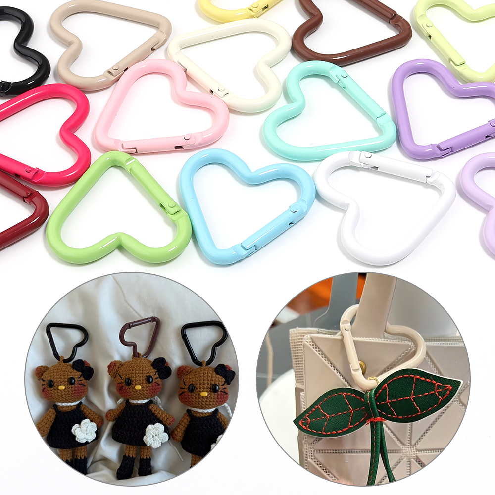 5pcs Colorful Heart-shaped Alu - Jewelry Making Rings บทวิจารณ์และราคา