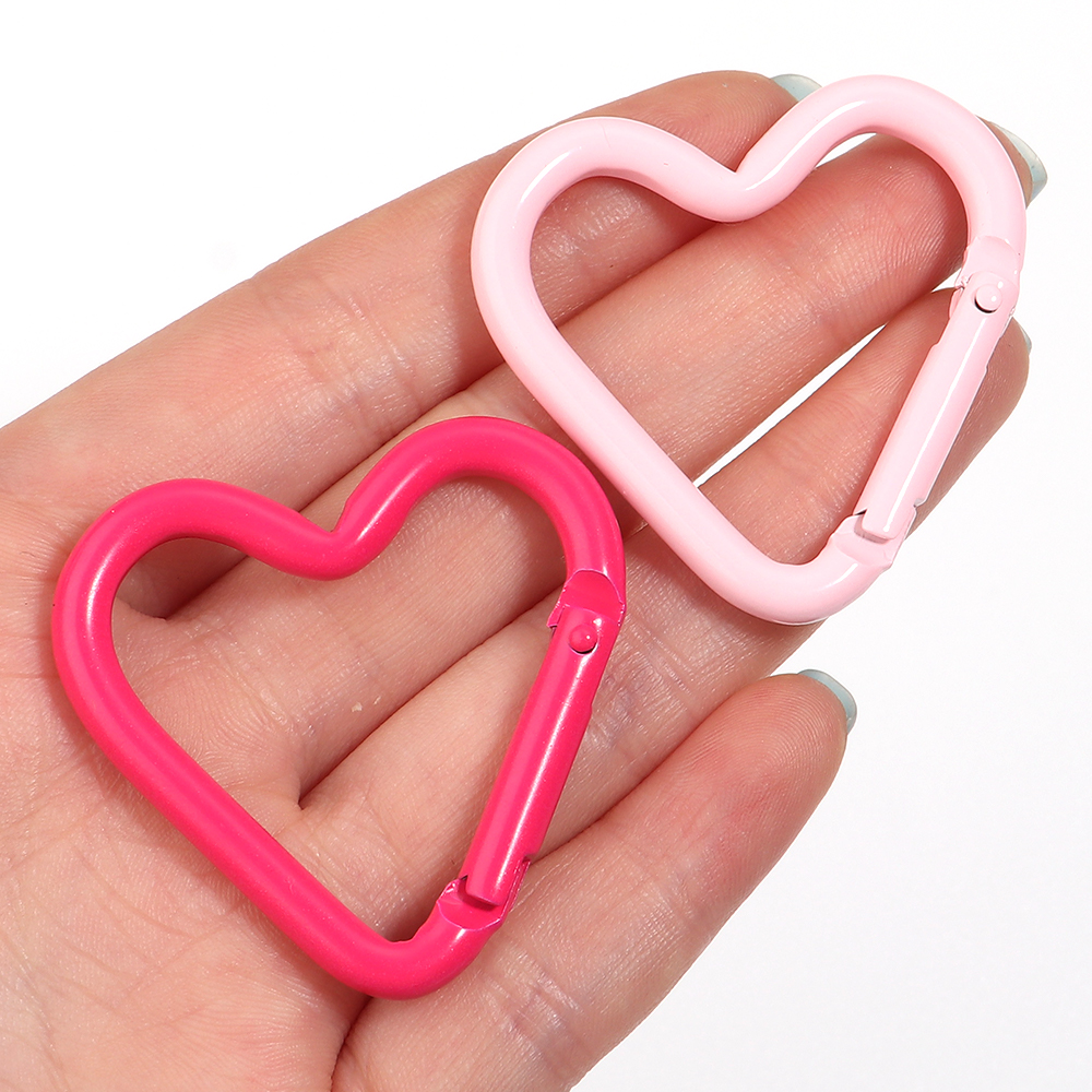 5pcs Colorful Heart-shaped Alu - Jewelry Making Rings บทวิจารณ์และราคา