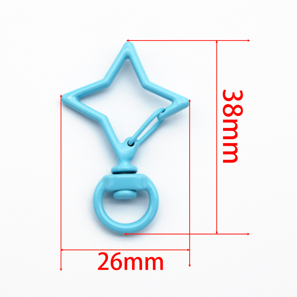5pcs 38x26mm Colorful Star Rho - Jewelry Making Rings บทวิจารณ์และราคา
