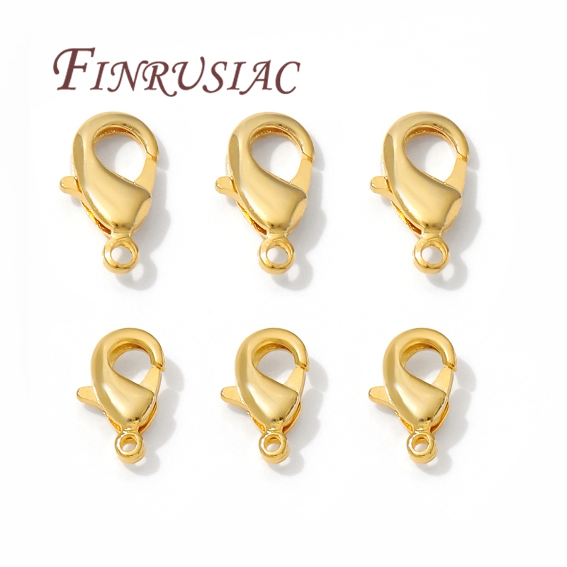 10mm 12mm 18K Gold Plated Lobs - Jewelry Making Gold บทวิจารณ์และราคา