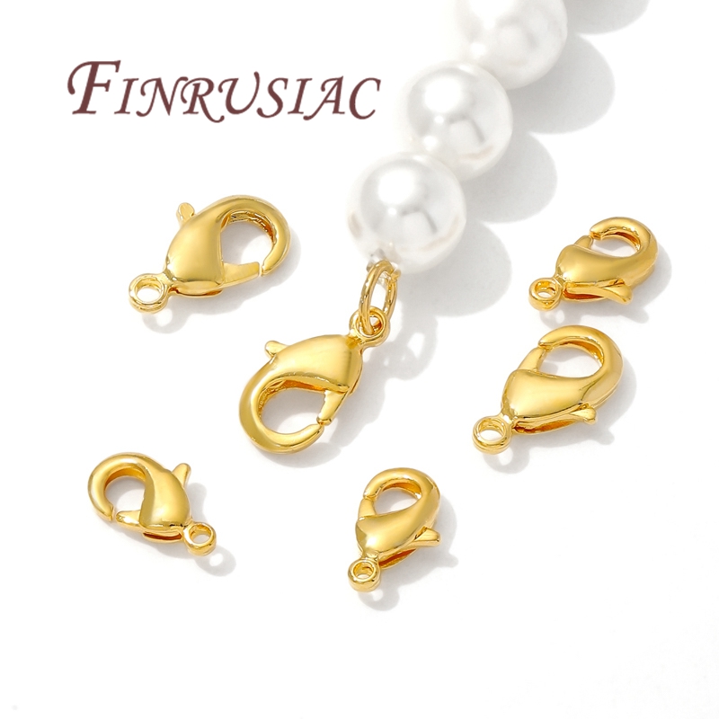 10mm 12mm 18K Gold Plated Lobs - Jewelry Making Gold บทวิจารณ์และราคา