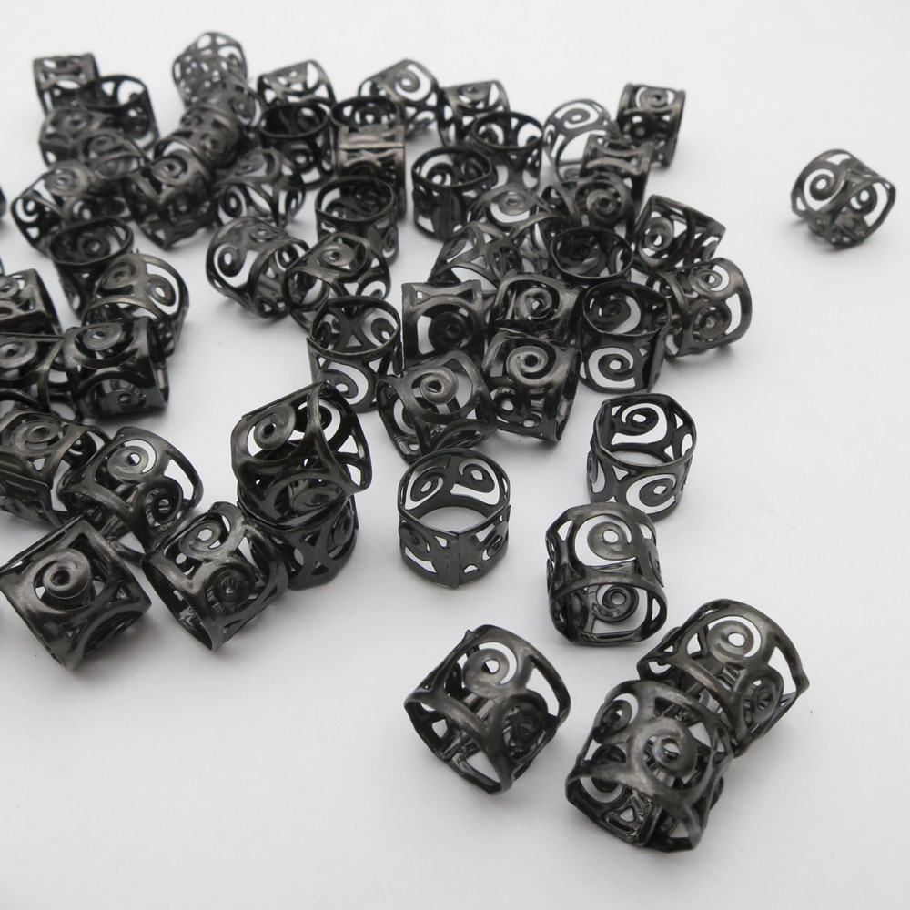 100pcs Hair Beads Jewelry, Bla - Crimp Bead Tube บทวิจารณ์และราคา