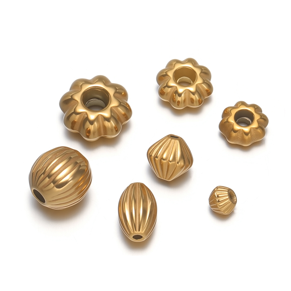 20Pcs Stainless Steel Flower B - Crimp Bead Tube บทวิจารณ์และราคา