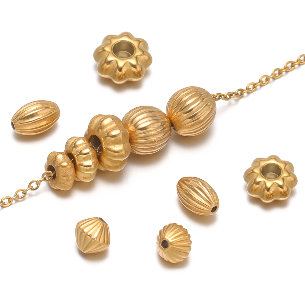 20Pcs Stainless Steel Flower B - Crimp Bead Tube บทวิจารณ์และราคา