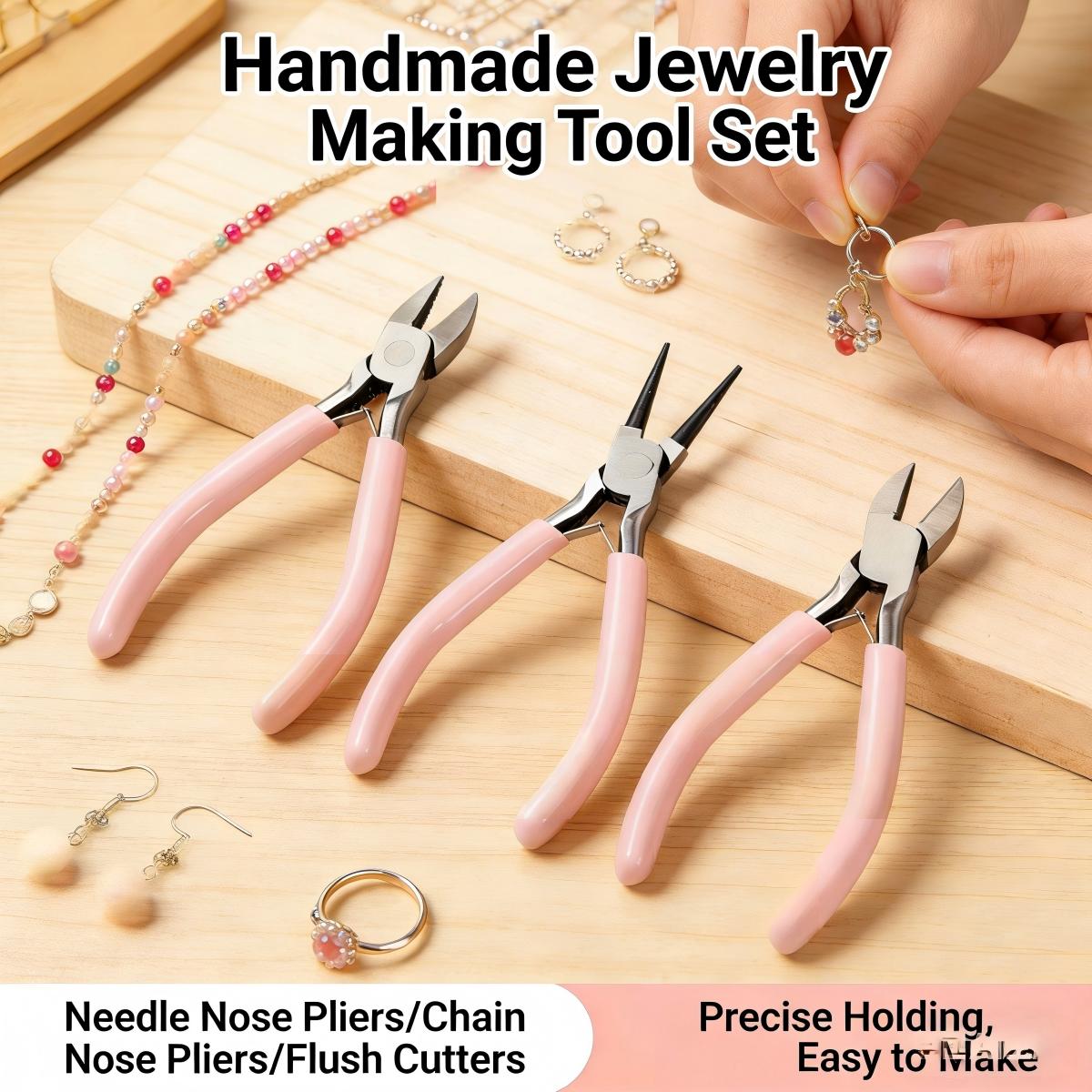 3Pcs Jewelry Pliers Set - Prec - Jewelry Making Pliers Set บทวิจารณ์และราคา