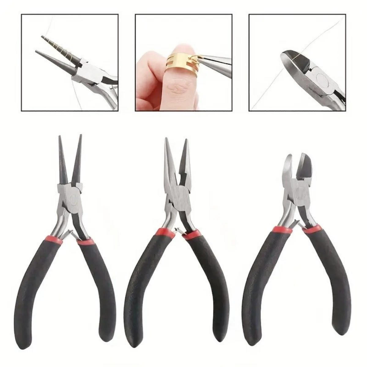 3Pcs Jewelry Pliers Set - Prec - Jewelry Making Pliers Set บทวิจารณ์และราคา