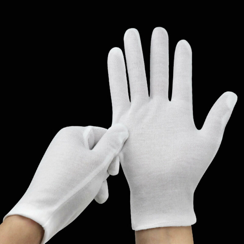 24PCS White Gloves 12 Pairs So - Jewelry Making Gloves บทวิจารณ์และราคา