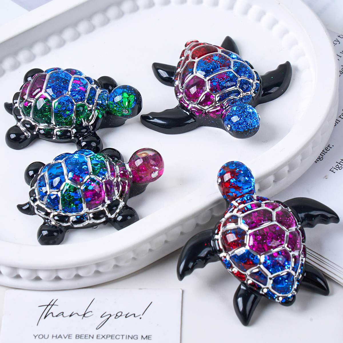 3D Sea Turtle Keychain Silicon - Resin Mold Jewelry บทวิจารณ์และราคา