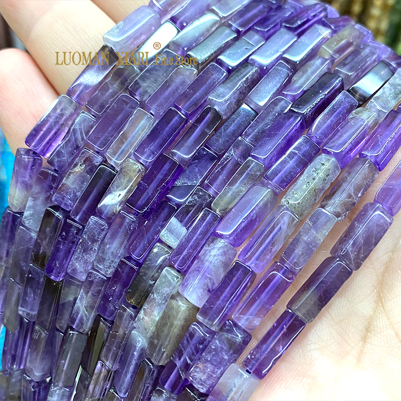 4x13MM Tube Square Natural Ame - Crimp Bead Tube บทวิจารณ์และราคา