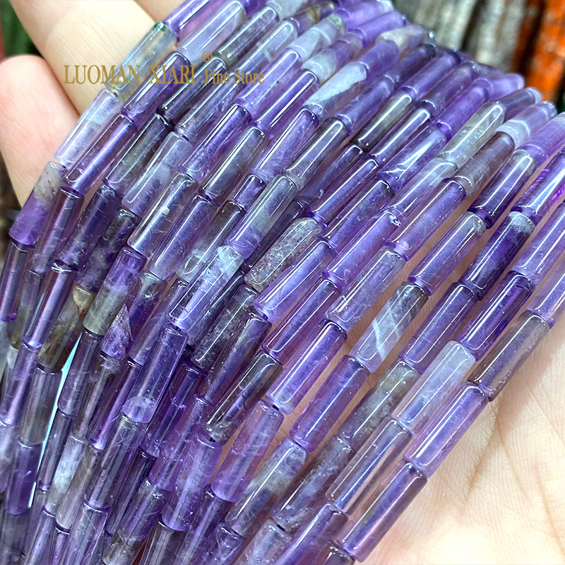 4x13MM Tube Square Natural Ame - Crimp Bead Tube บทวิจารณ์และราคา