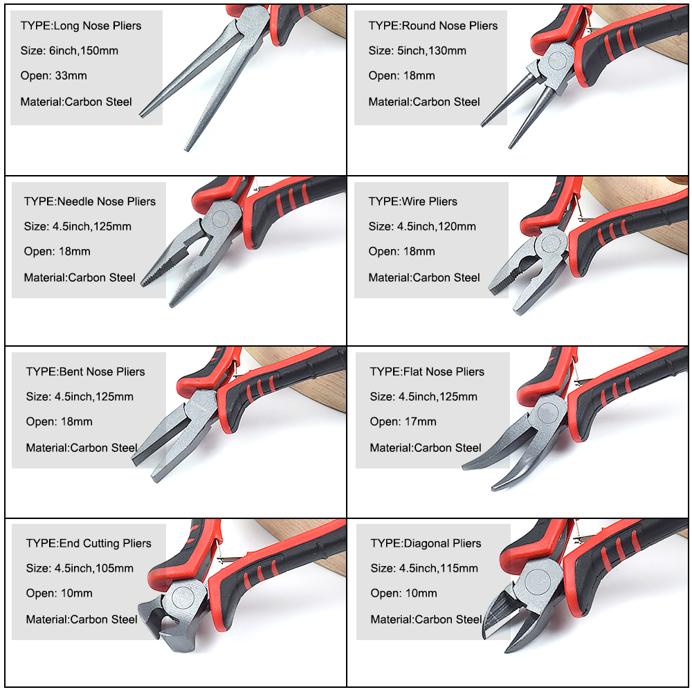 NEWACALOX 8Pcs Mini Pliers Set - Jewelry Making Pliers Set บทวิจารณ์และราคา