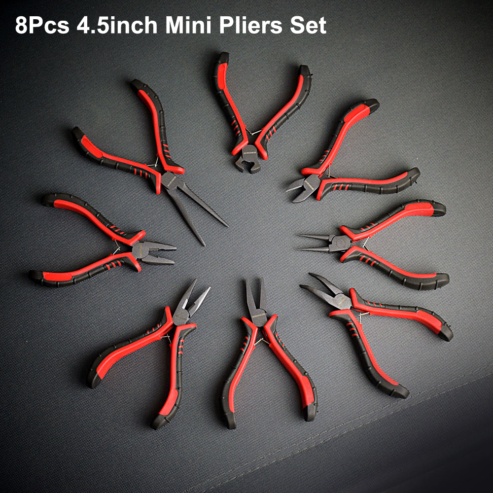 NEWACALOX 8Pcs Mini Pliers Set - Jewelry Making Pliers Set บทวิจารณ์และราคา