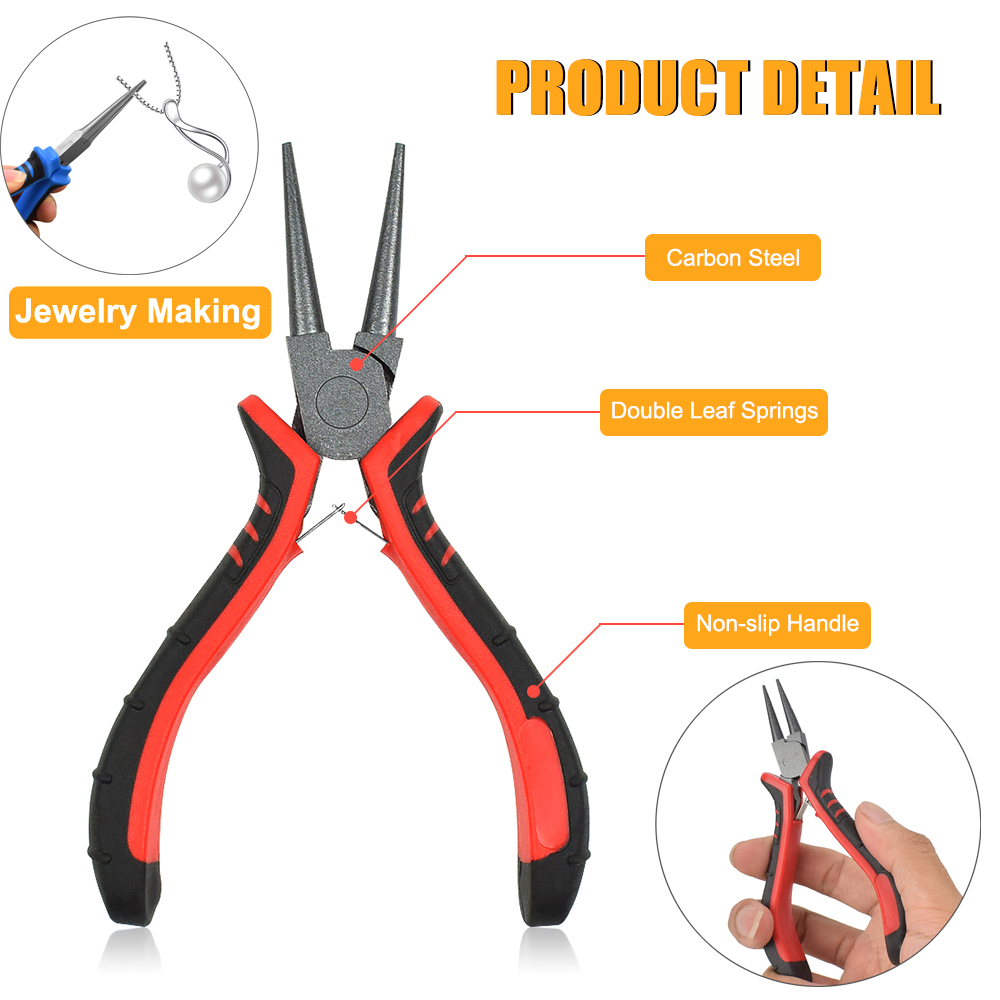 NEWACALOX 8Pcs Mini Pliers Set - Jewelry Making Pliers Set บทวิจารณ์และราคา
