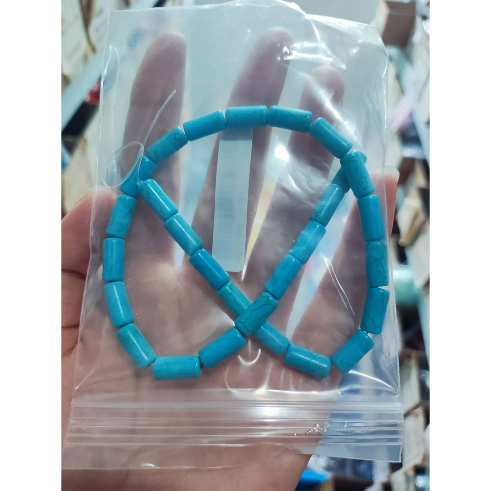 1 Strand Natural Blue White Tu - Crimp Bead Tube บทวิจารณ์และราคา