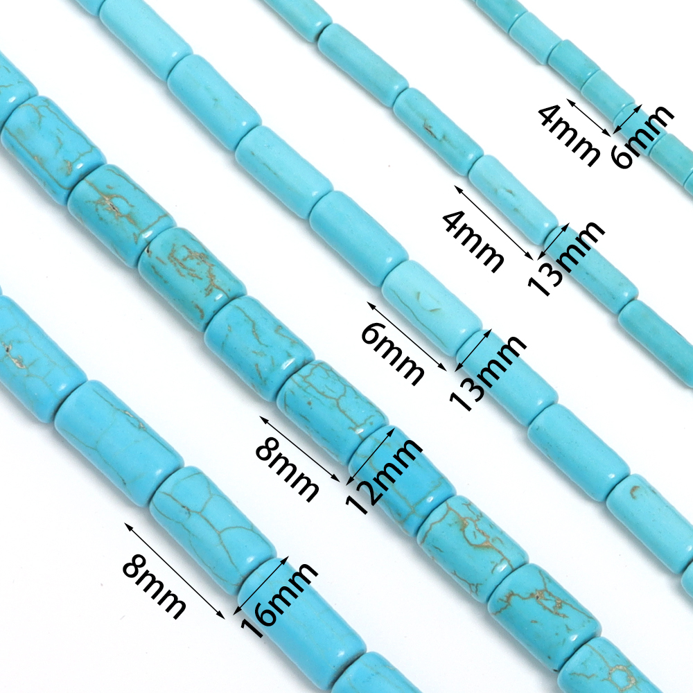 1 Strand Natural Blue White Tu - Crimp Bead Tube บทวิจารณ์และราคา
