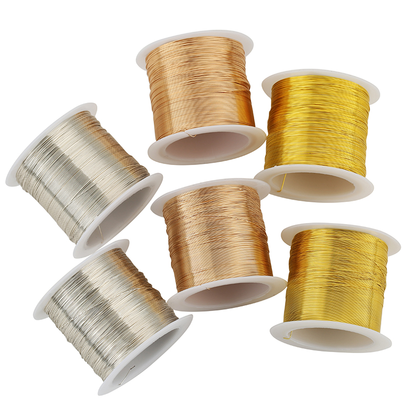 100meters Copper Stainless Ste - Jewelry Making Yarn บทวิจารณ์และราคา