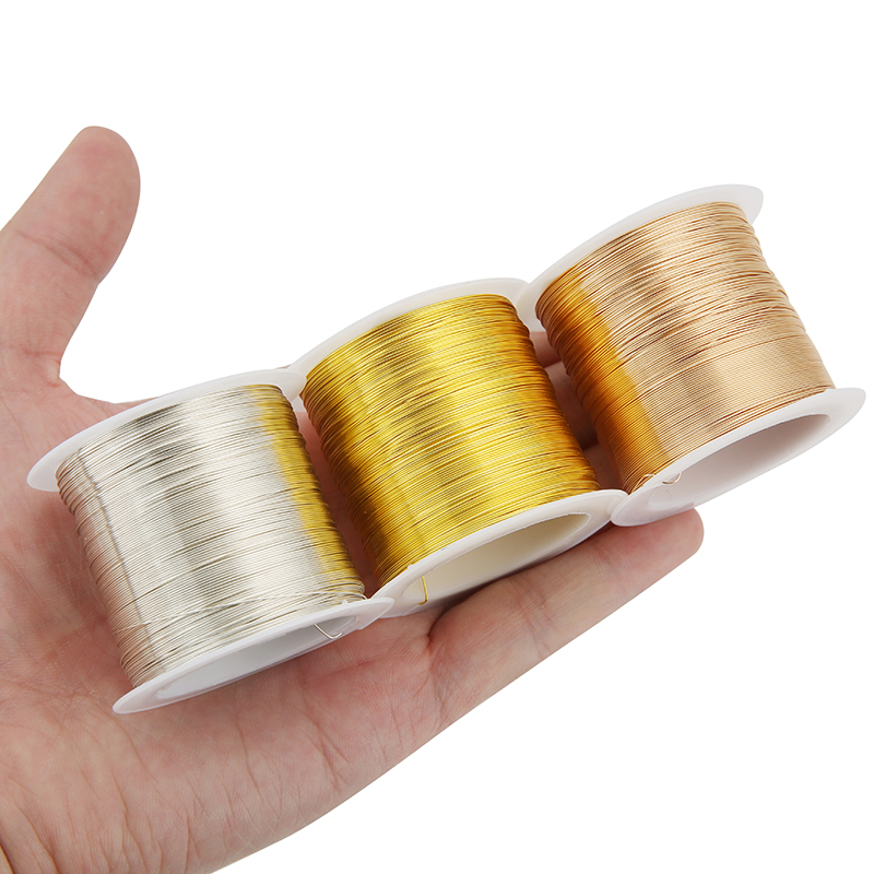 100meters Copper Stainless Ste - Jewelry Making Yarn บทวิจารณ์และราคา