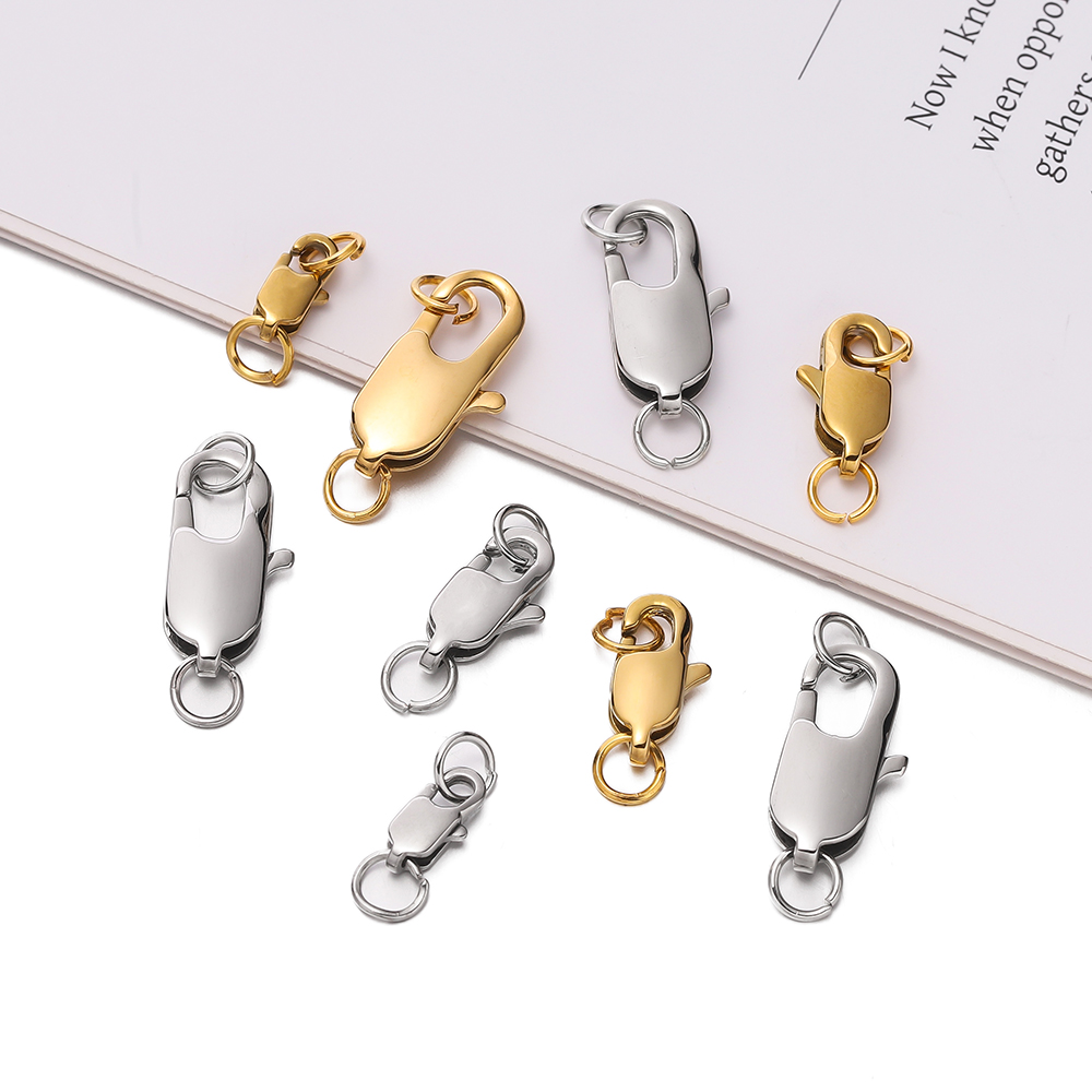 5pcs Gold/Steel Color Stainles - Jewelry Making Rings บทวิจารณ์และราคา
