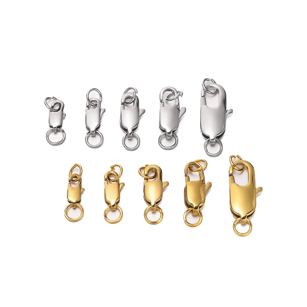 5pcs Gold/Steel Color Stainles - Jewelry Making Rings บทวิจารณ์และราคา