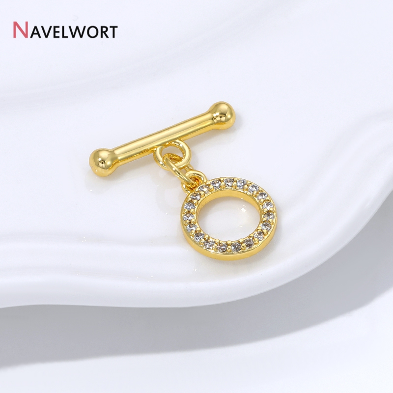 18K Gold Plated Brass Inlaid Z - Jewelry Making Gold บทวิจารณ์และราคา