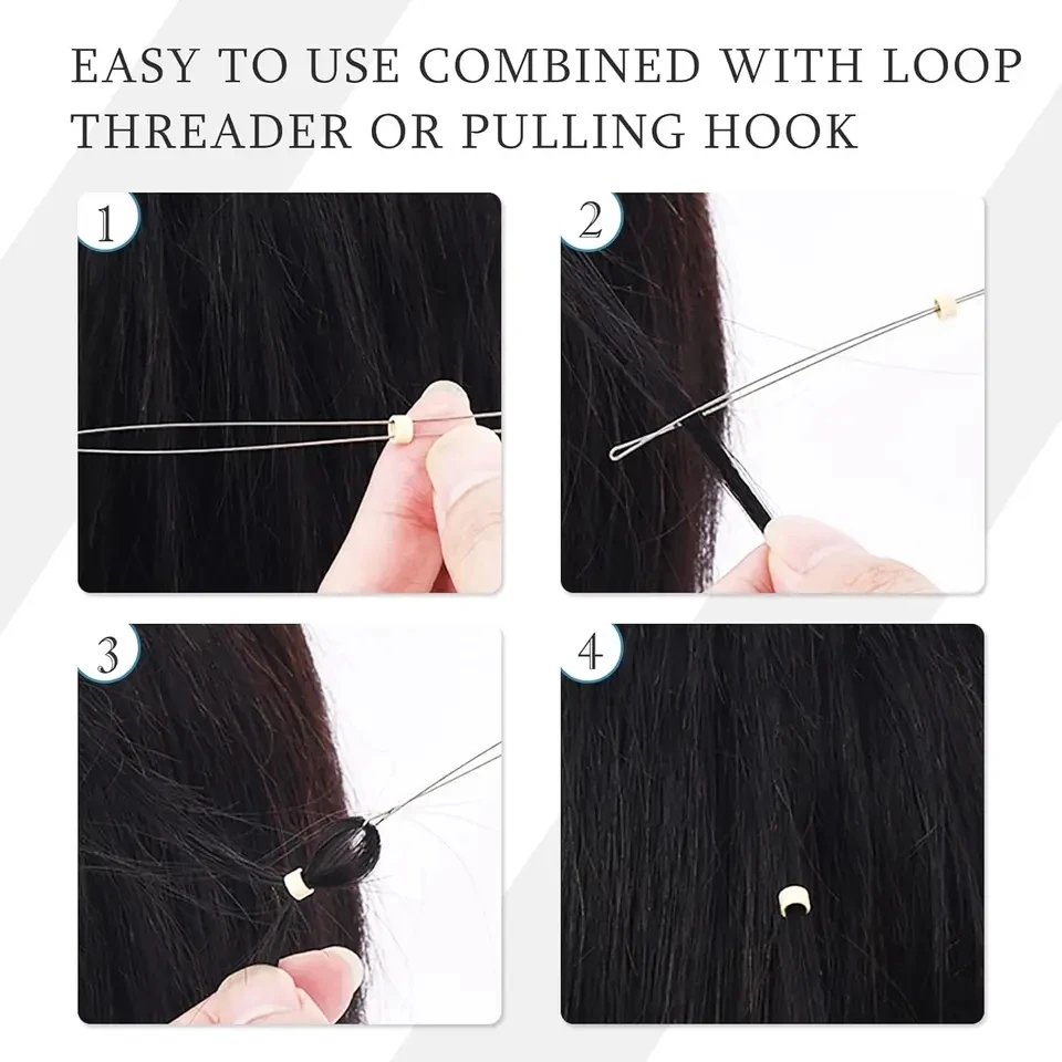 100pcs 5.0*3.0*3.0mm Micro Sil - Crimp Bead Tube บทวิจารณ์และราคา