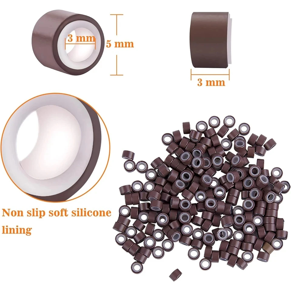 100pcs 5.0*3.0*3.0mm Micro Sil - Crimp Bead Tube บทวิจารณ์และราคา