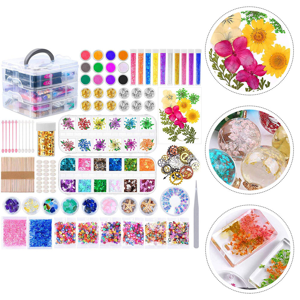 1Set Crystal Epoxy Resin Craft - Jewelry Making Kit Professional บทวิจารณ์และราคา