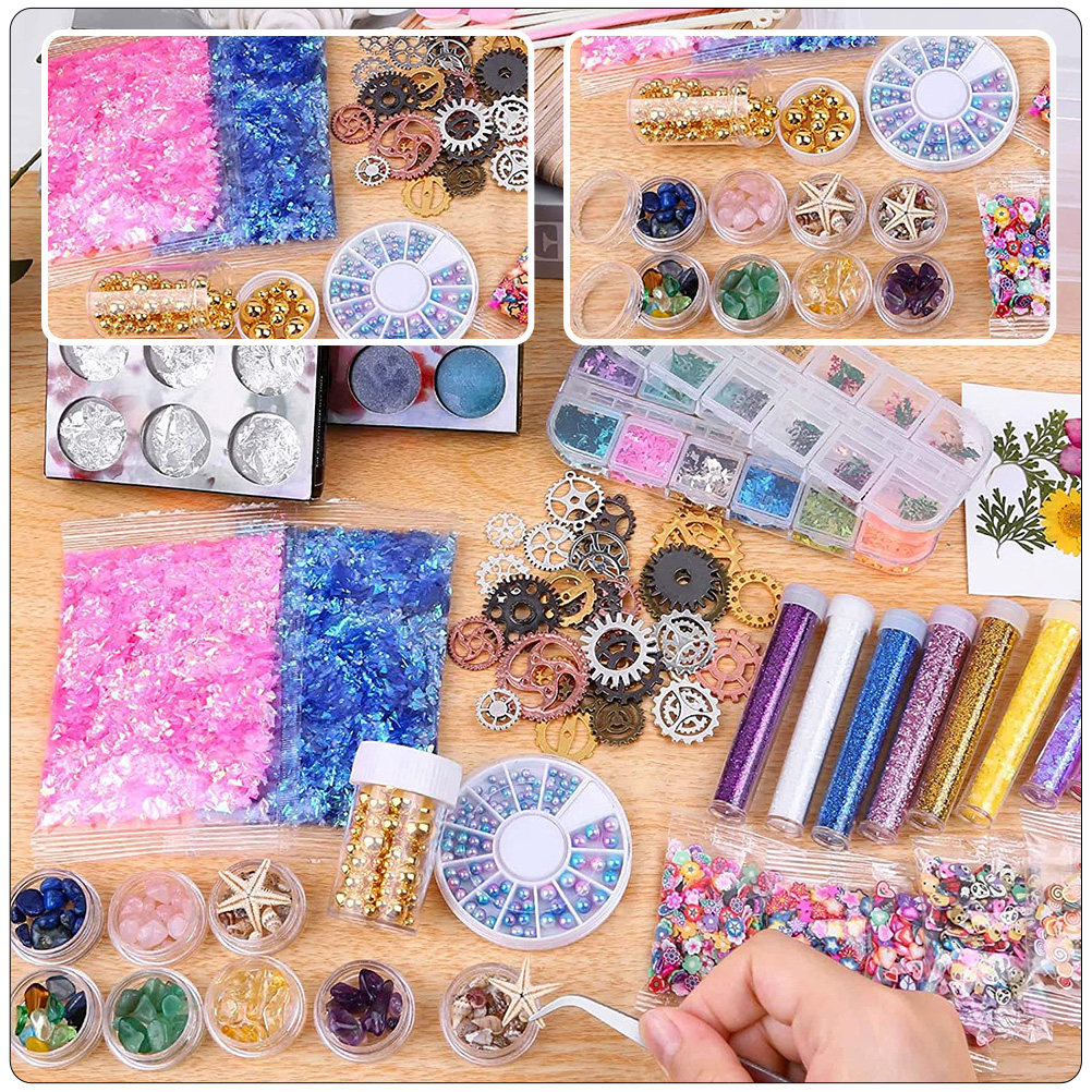1Set Crystal Epoxy Resin Craft - Jewelry Making Kit Professional บทวิจารณ์และราคา
