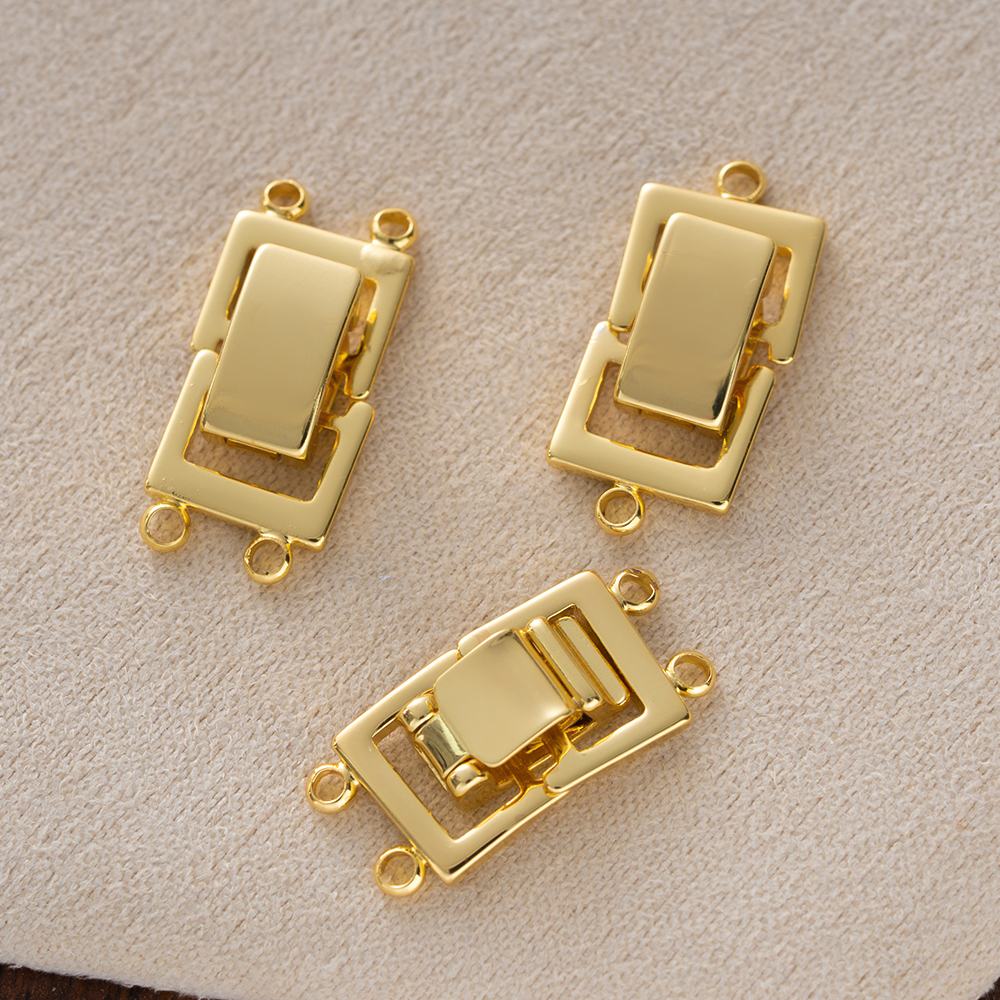 2pcs 14K Gold Plated Layered C - Jewelry Making Gold บทวิจารณ์และราคา