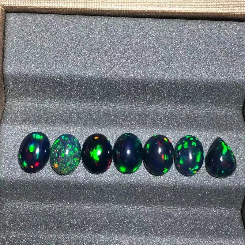 Black Opal Stone Loose Beads G - Jewelry Making University บทวิจารณ์และราคา