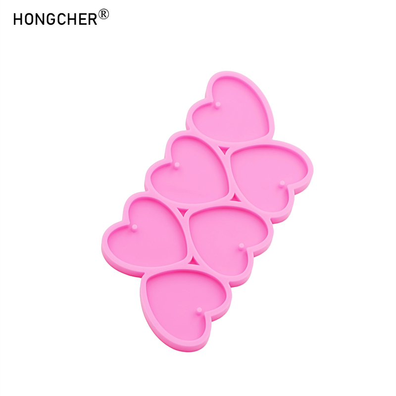 Shiny mirror love epoxy resin  - Resin Mold Jewelry บทวิจารณ์และราคา