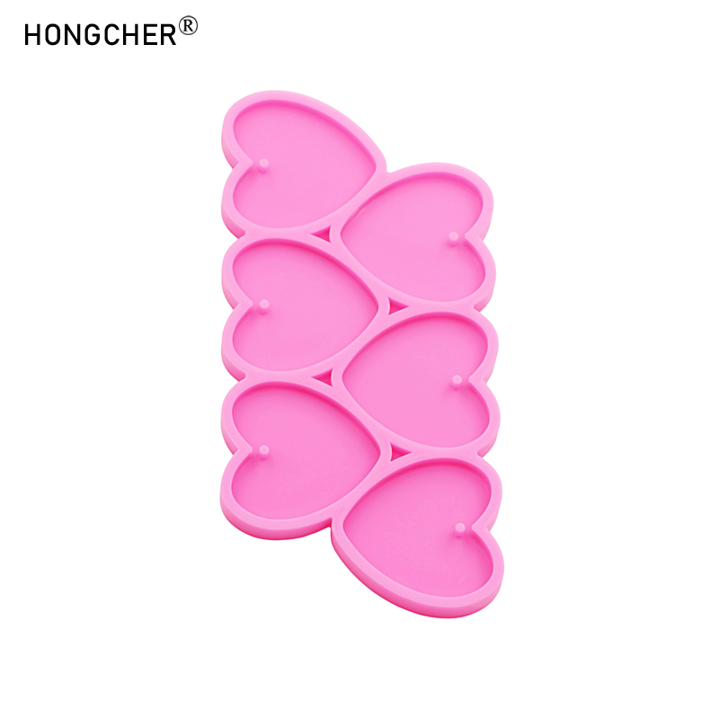 Shiny mirror love epoxy resin  - Resin Mold Jewelry บทวิจารณ์และราคา