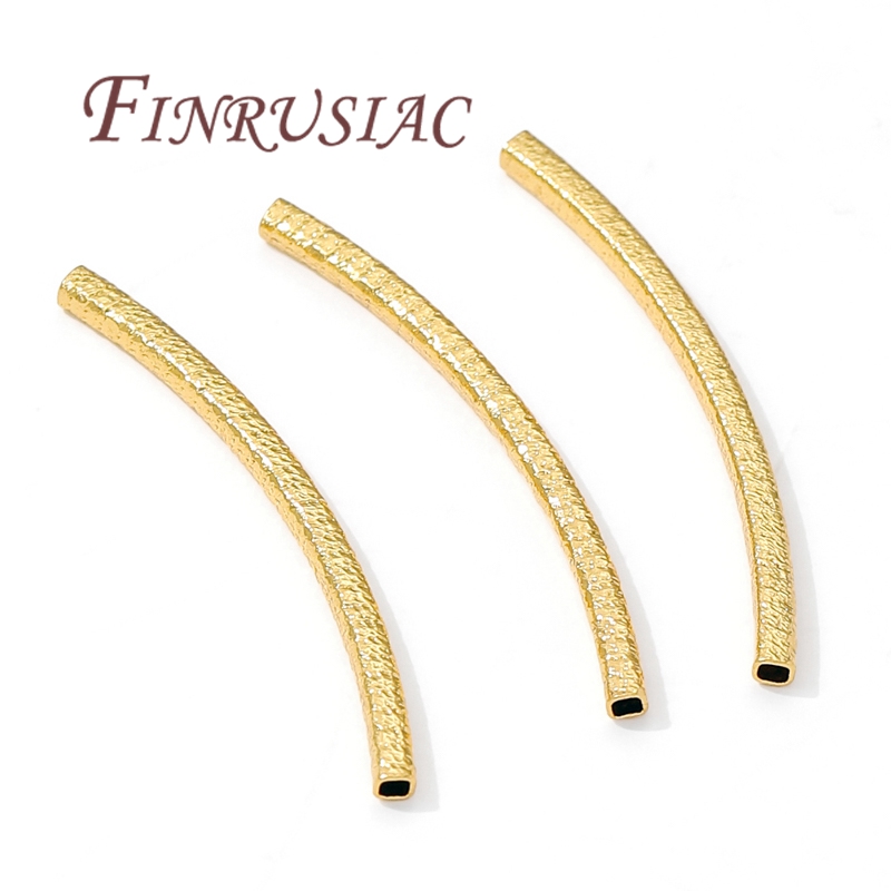 35mm*2mm 18K Gold Plated Tube  - Crimp Bead Tube บทวิจารณ์และราคา