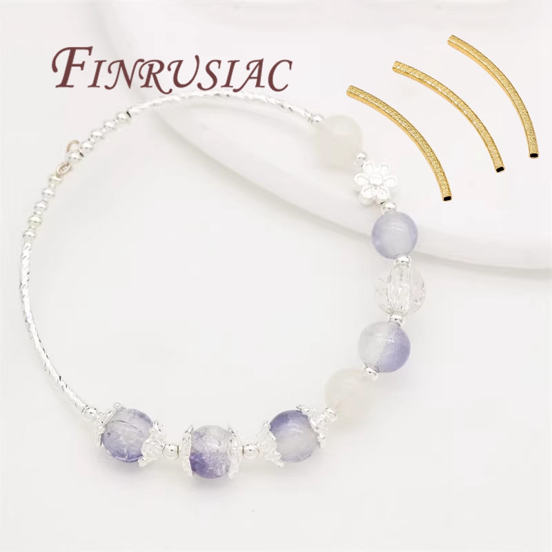 35mm*2mm 18K Gold Plated Tube  - Crimp Bead Tube บทวิจารณ์และราคา