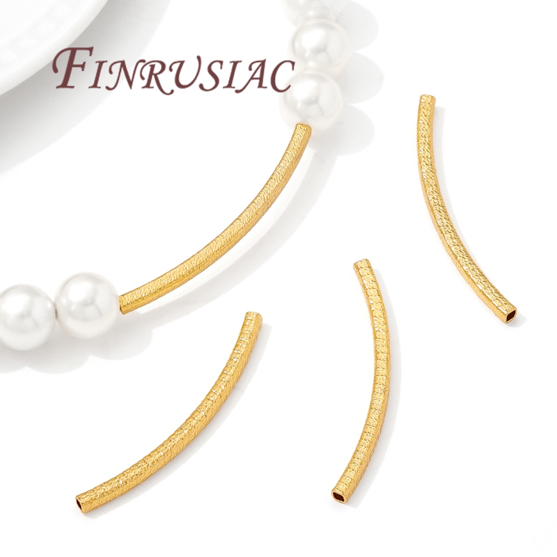 35mm*2mm 18K Gold Plated Tube  - Crimp Bead Tube บทวิจารณ์และราคา